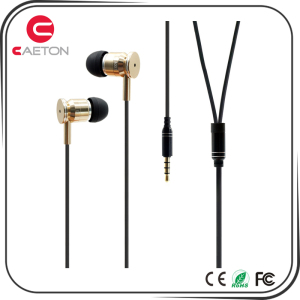 Metal 3.5mm Jack in Ear Wired Headphone for Mobile Phone